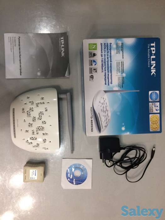 Маршрутизатор TP-LINK модель TD_W8951ND, фотография 1