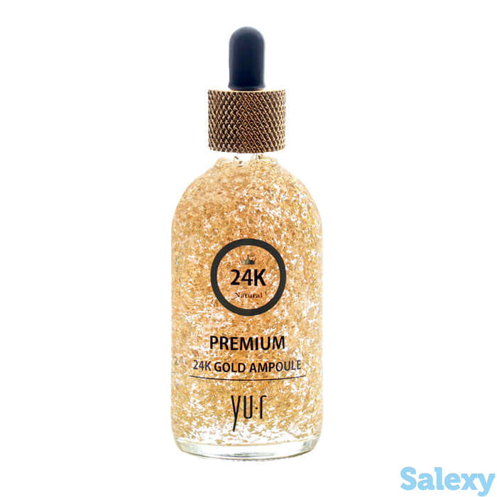 Сыворотка для лица Yu.r Premium 24K Gold Ampoule (100 мл), фотография 1