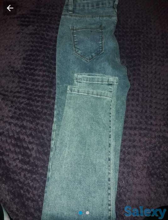 Продам новые джинсы только нет клепки, фотография 1