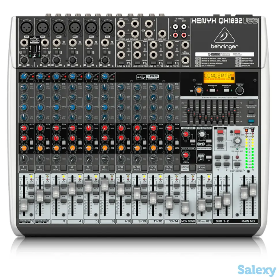 Микшерный пульт behringer xenyx qx1832usb, фотография 1