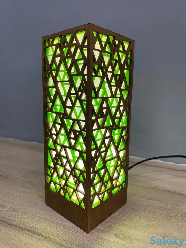 Зелёный Интерьерный светильник - ночник, фотография 1