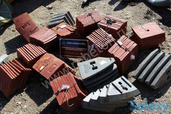 Броня (футеровка) бетоносмесителя JS1000, фотография 1