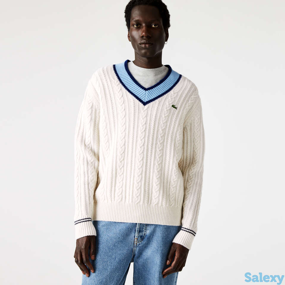 Шерстяной свитер lacoste unisex, фотография 1