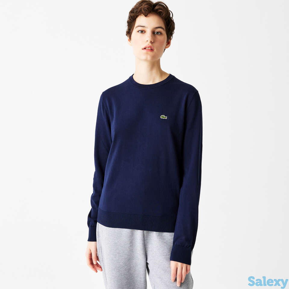 Женский свитер lacoste crew neck, фотография 1
