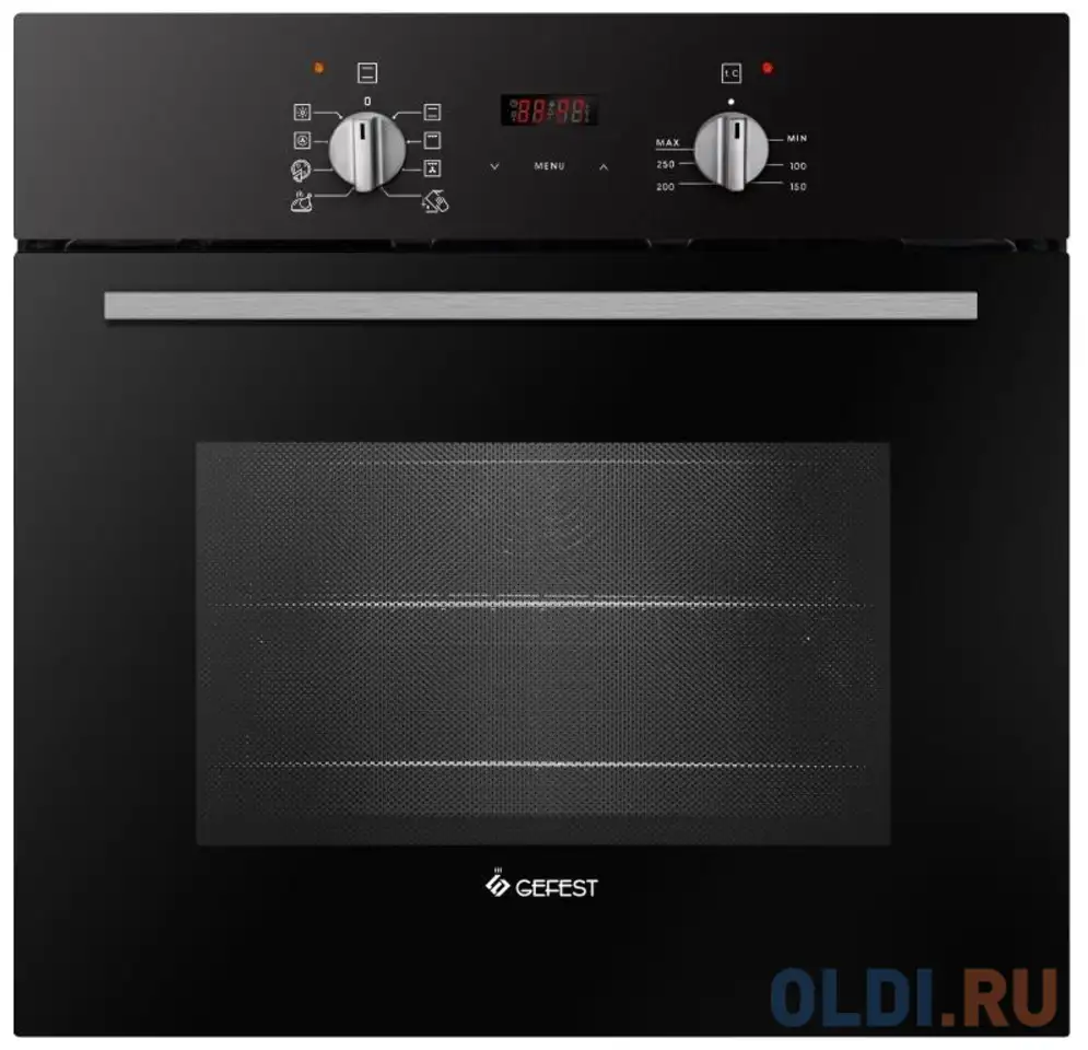 Электрический шкаф gefest da 622-02 am черный, фотография 1
