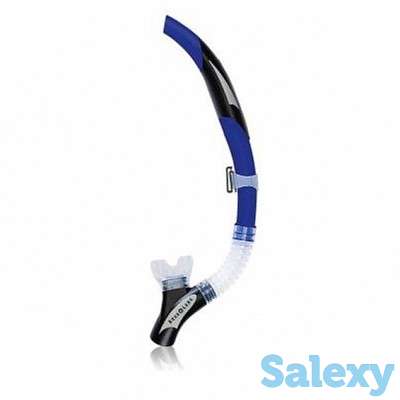 Трубка подводная aqualung impulse-3 flex (прозрачный силикон) blue, фотография 1