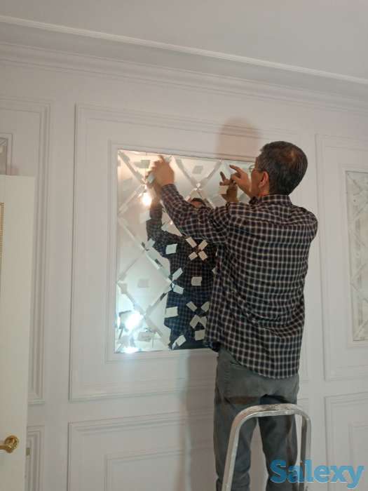 Зеркала, стекла, багет, фотография 2