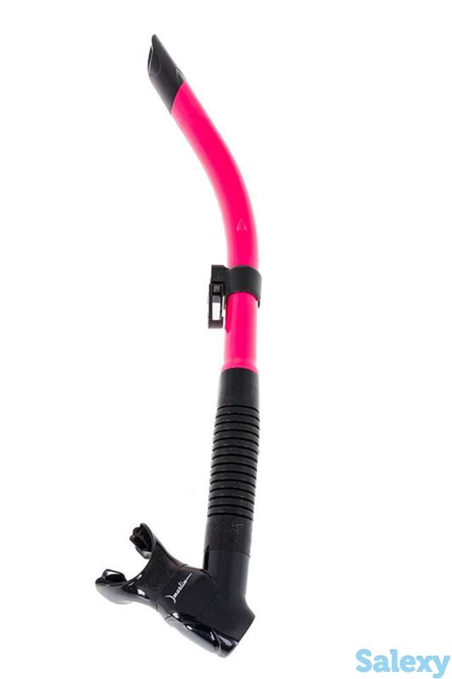 Трубка marlin flash (прямая гофра) black/pink, фотография 1