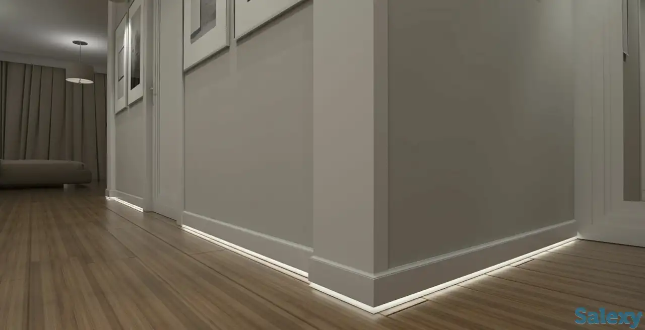 Теневой плинтус анодированный, фотография 2