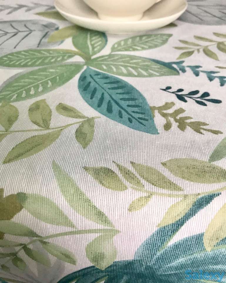Очаровательная Итальянская скатерть Эдера с зеленью, фотография 5