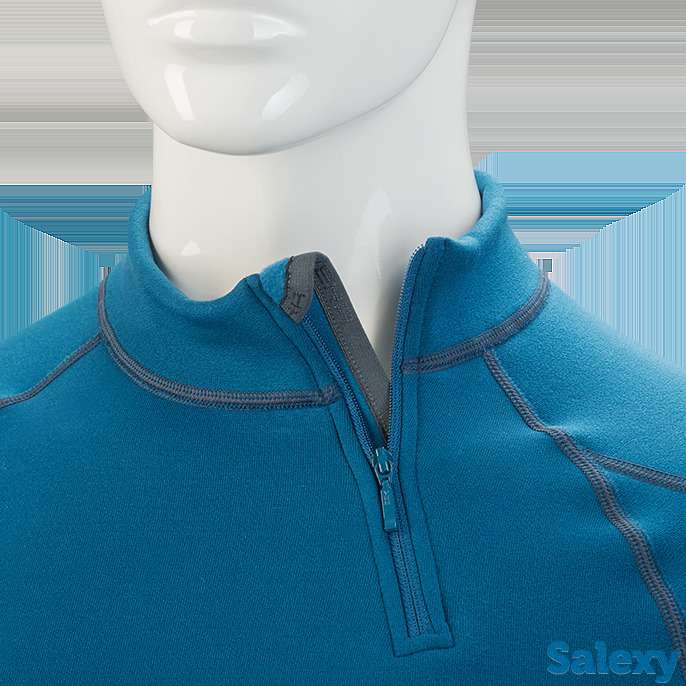 Термобелье майка сивера сноуи вп(м) с воротником и полуперчаткой мужская черная, фотография 3