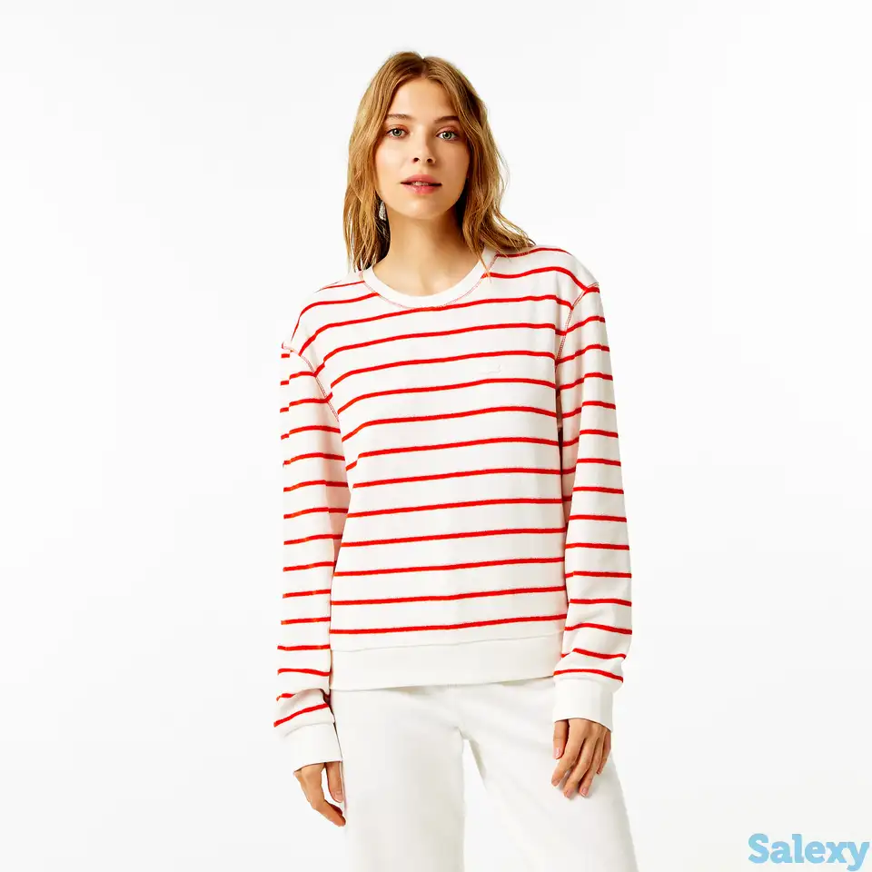 Женская толстовка lacoste с кругрым воротом, фотография 1