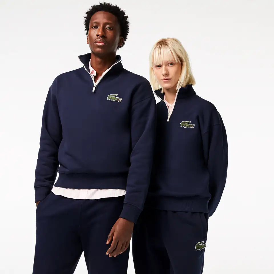 Толстовка lacoste unisex loose fit с флисом, фотография 1