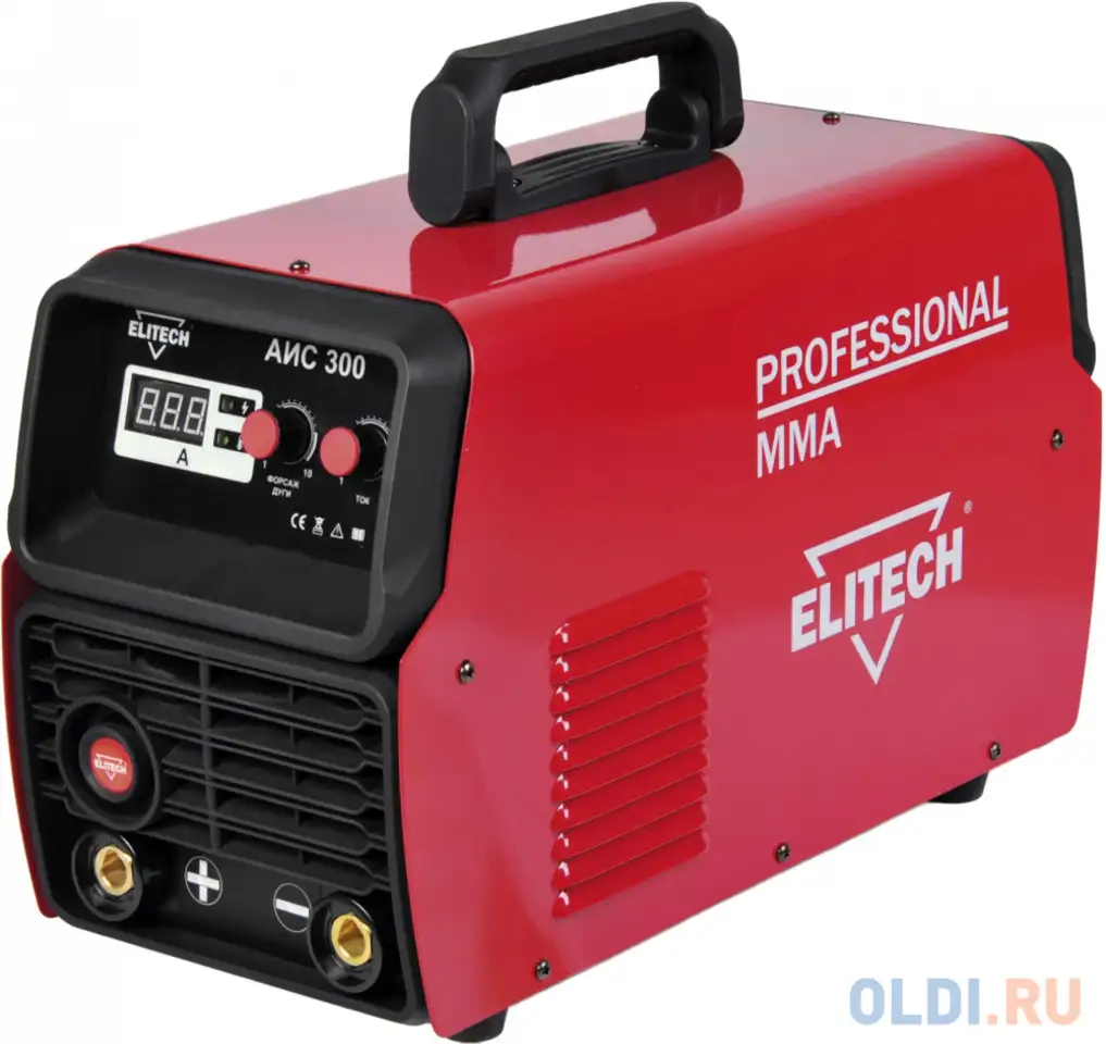 Сварочный аппарат elitech аис 300 инвертор mma dc/tig dc 11квт, фотография 1