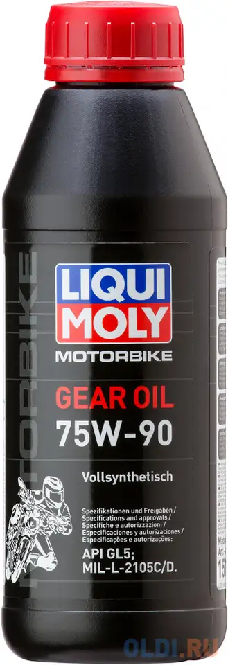 Cинтетическое трансмиссионное масло liquimoly gear oil 75w90 0.5 л 1516, фотография 1