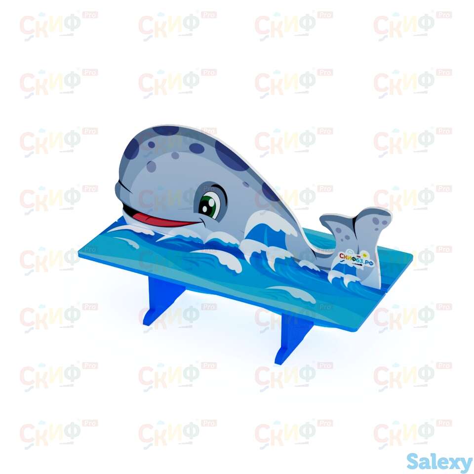 Скамейка детская кит мф 41.17.01, фотография 1