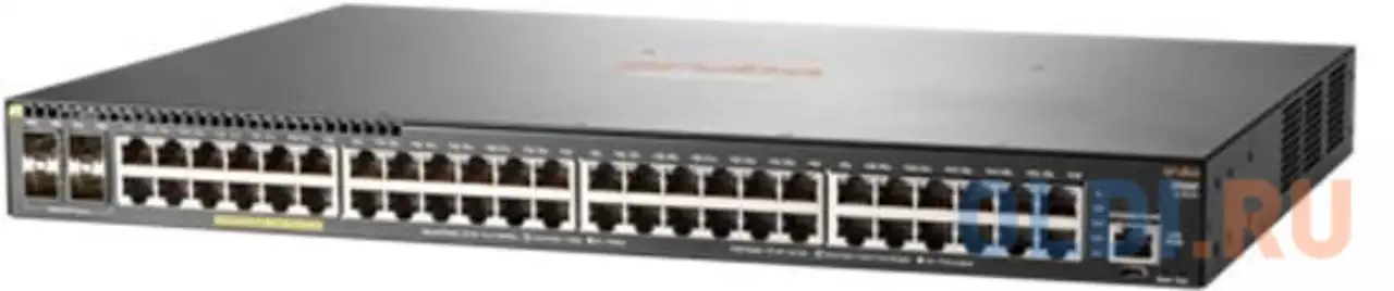 Коммутатор hp aruba 2930f switch управляемый 48 портов 10/100/1000mbps poe+ 4, фотография 1