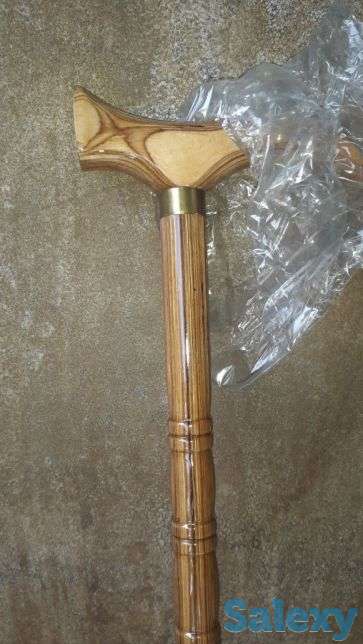 Великолепная резная трость дерево, фотография 2