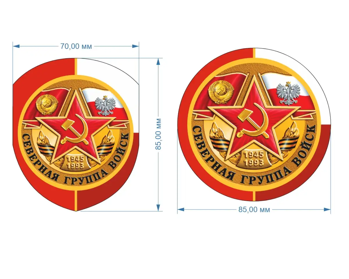 Подарочные медали ордена Варшавский договор СГВ  ЦГВ  ЮГВ ЗГВ  колодки шеврон, фотография 7