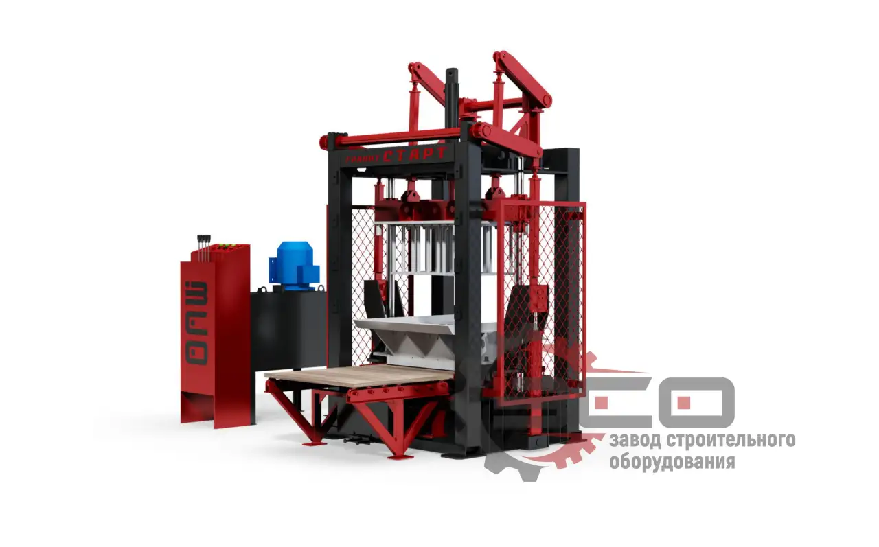 Вибропресс Гранит Старт ВПС-1 для производства плитки, блоков и арболита, фотография 2