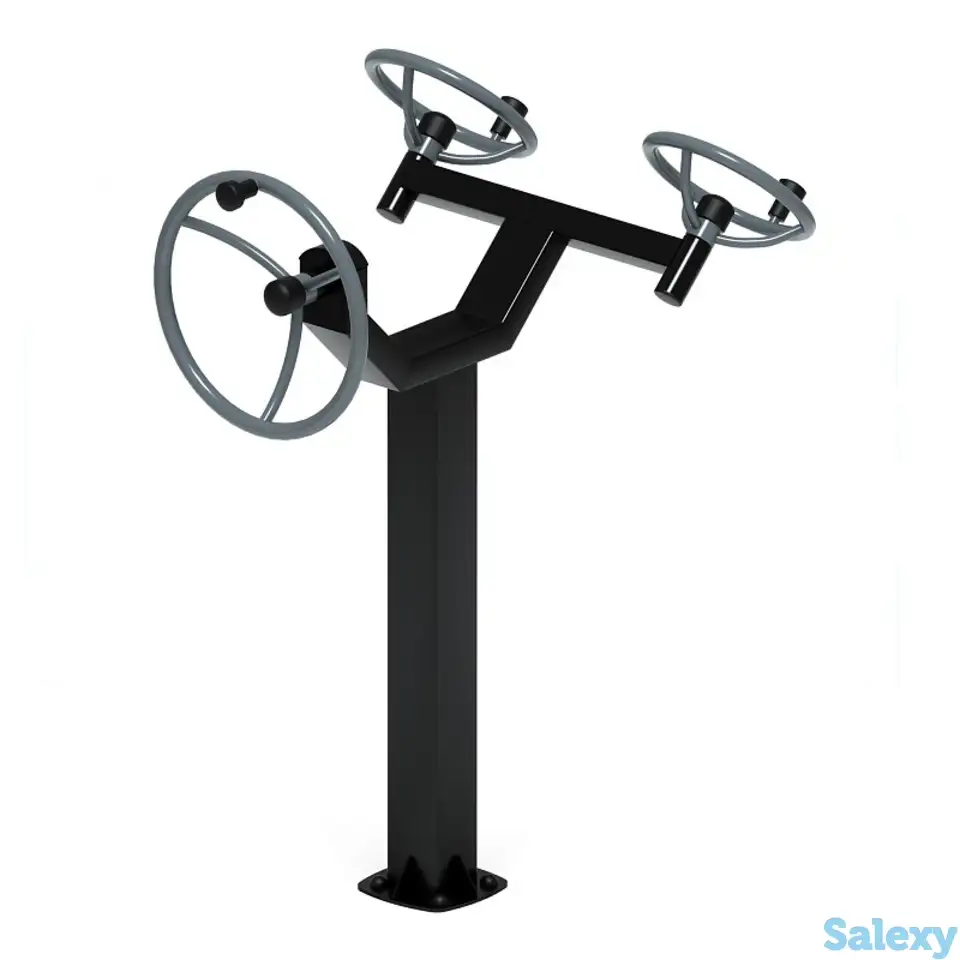 Рули (положение стоя) серый - уличный тренажер - ст 103-13, фотография 2