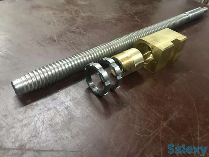 Винт поперечной подачи 1К62Д с гайкой, фотография 1