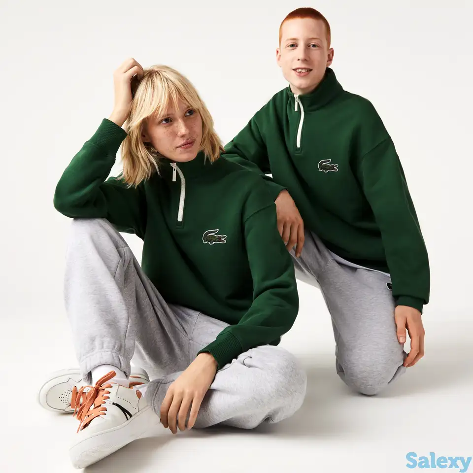 Толстовка lacoste unisex oversize fit, фотография 1