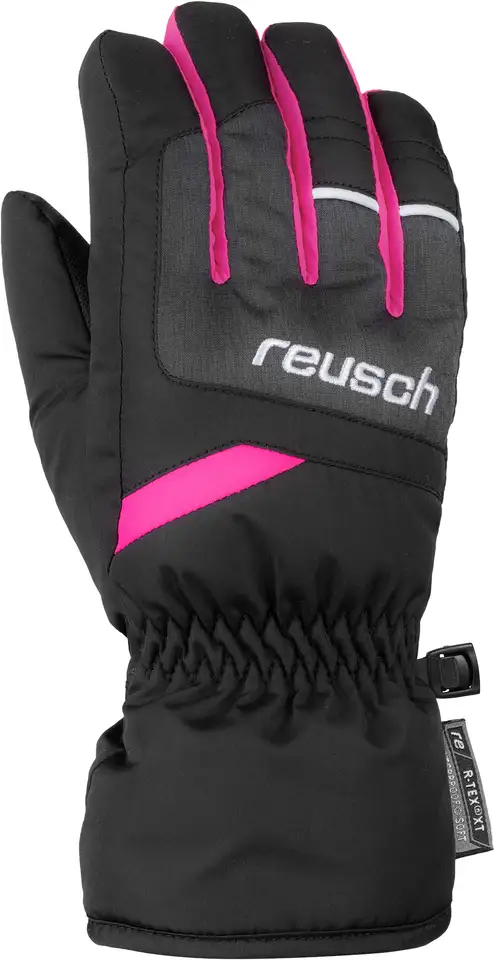 Перчатки reusch 21-22 bennet r-tex xt junior black/black melange/pink glo, фотография 19