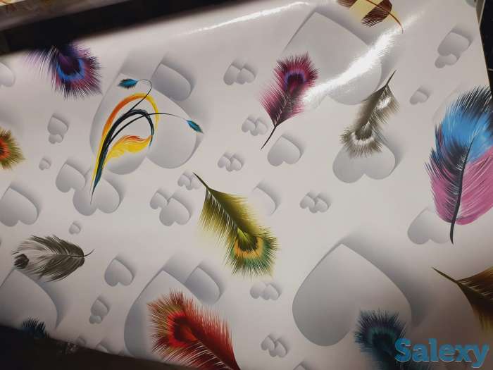 Клеенка скатерть для стола на флизилиновой основе листай фото, фотография 3