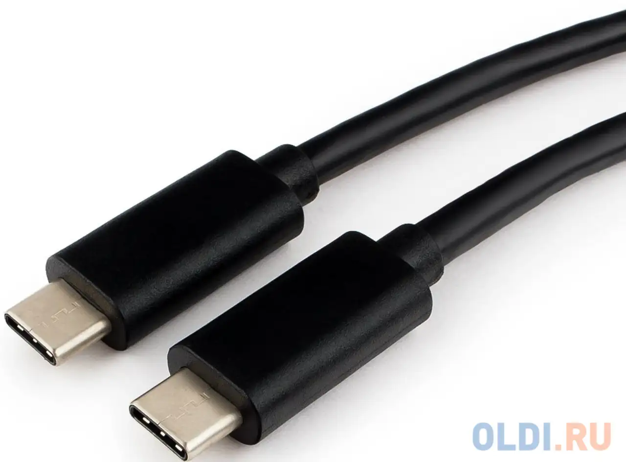 Кабель type-c 2м cablexpert ccp-usb3.1-cmcm-2m круглый черный, фотография 1
