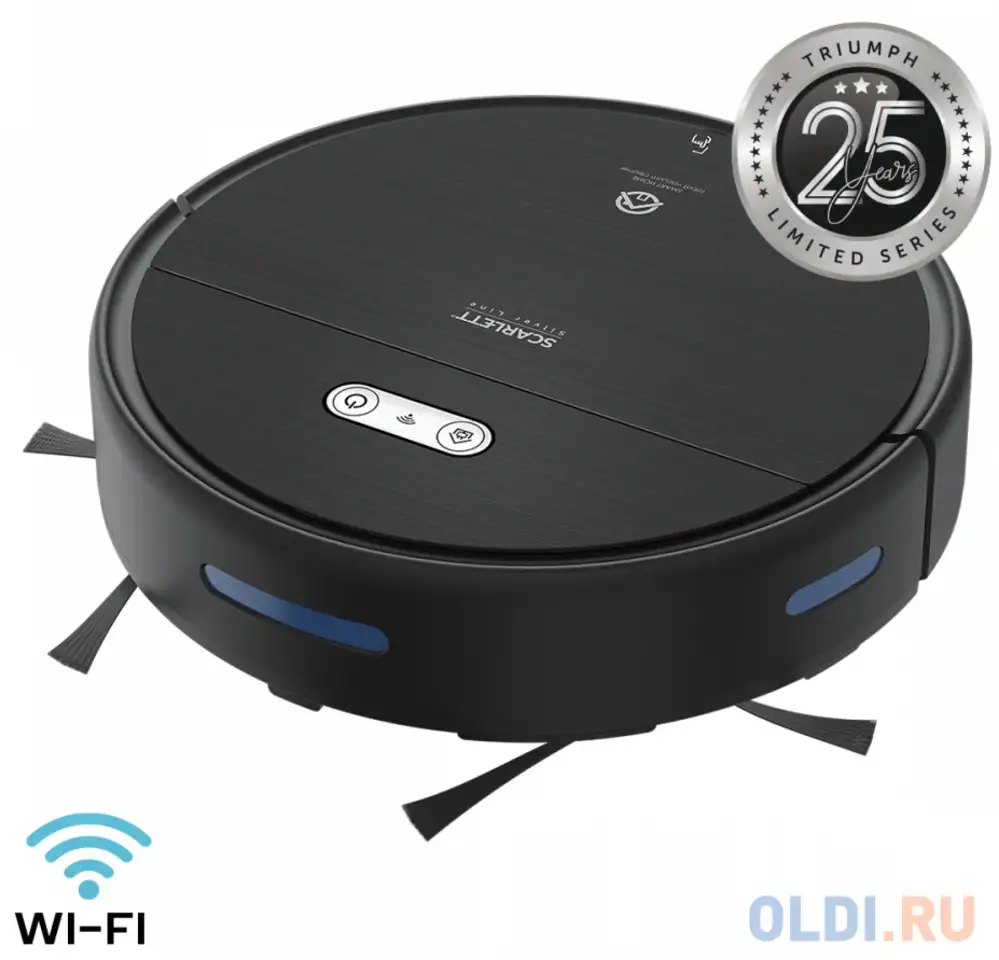 Робот-пылесос scarlett sc-vc80rw01 сухая уборка чёрный, фотография 1