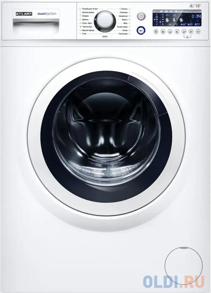 Стиральная машина атлант 60у810-00 белый, фотография 1