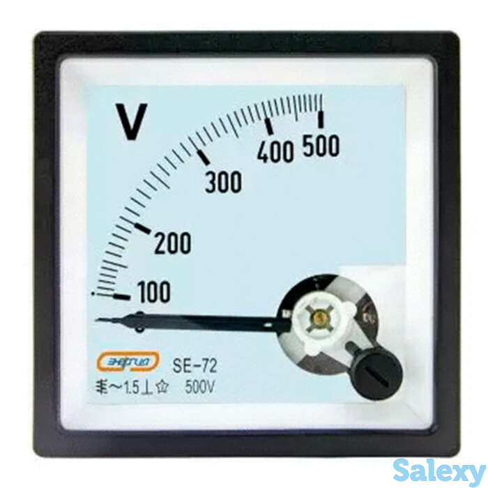 Вольтметр SE-72 (SF-72) 0-500V Энергия, 10 шт, фотография 1