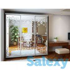 Шкафы купе на заказ с пескоструйным рисунком., фотография 1