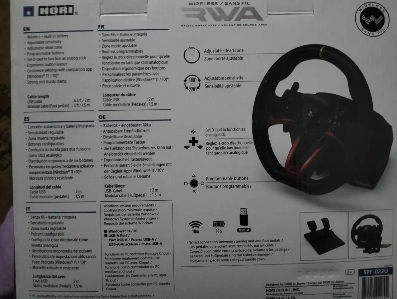 игровой руль PS Hori, фотография 3