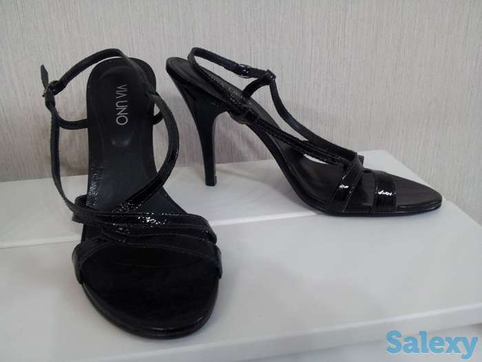 Босоножки черные Via Uno (Бразилия), недорого, фотография 3