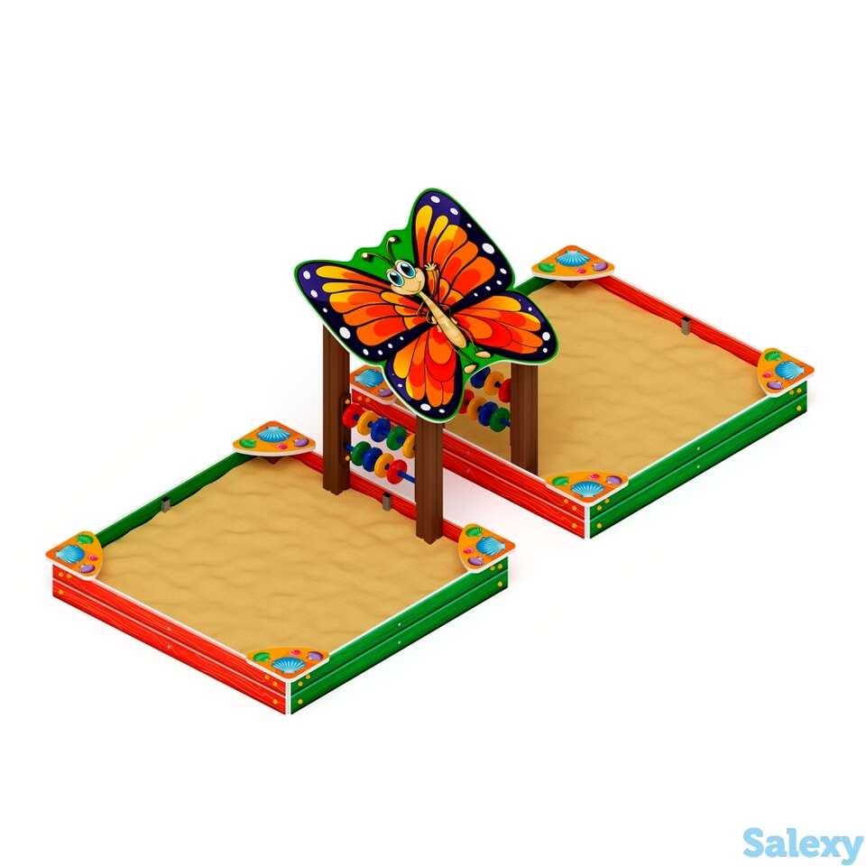 Песочница двойная бабочка ио 5.01.07-01, фотография 1