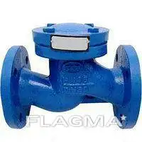 Клапан обратный шаровый фланцевый чугунный, фотография 1