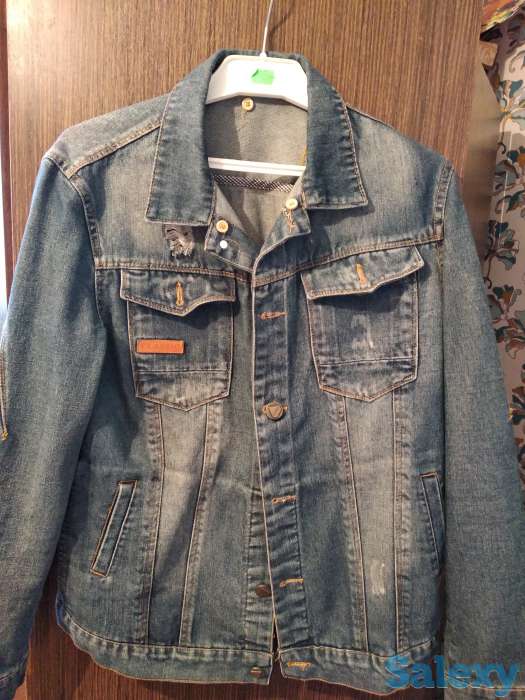 Продам джинсовую куртку на подростка 500р, фотография 1
