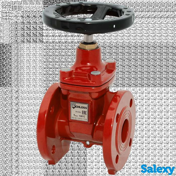 Фланцевые задвижки параллельная с выдвижным шпинделем чугунные 30ч6бр д.80мм, фотография 1