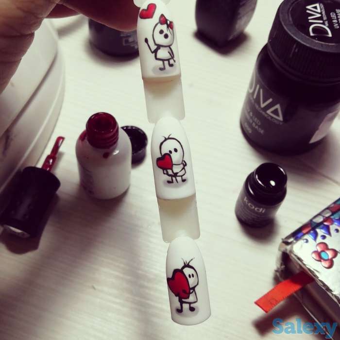 наращивание ногтей покрытие гель лак маникюр педикюр, фотография 10