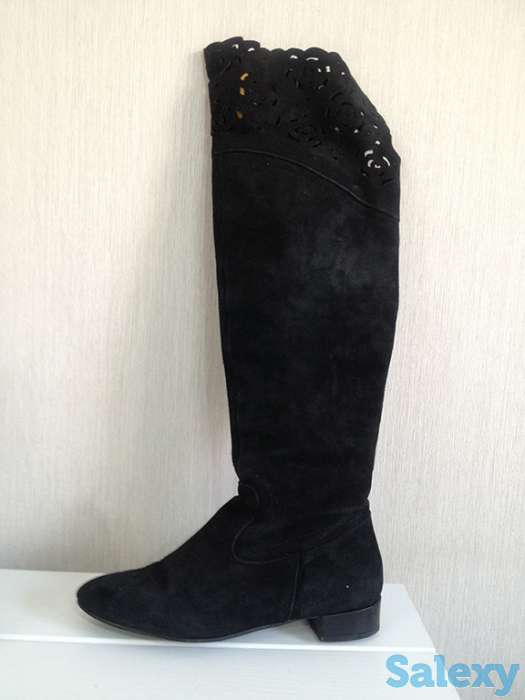 Сапоги замшевые, Италия, недорого, фотография 2