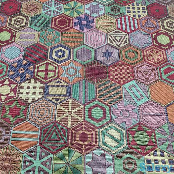 Испанский Гобеленовый Коврик Лука Витраж ковровая дорожка 65, фотография 3