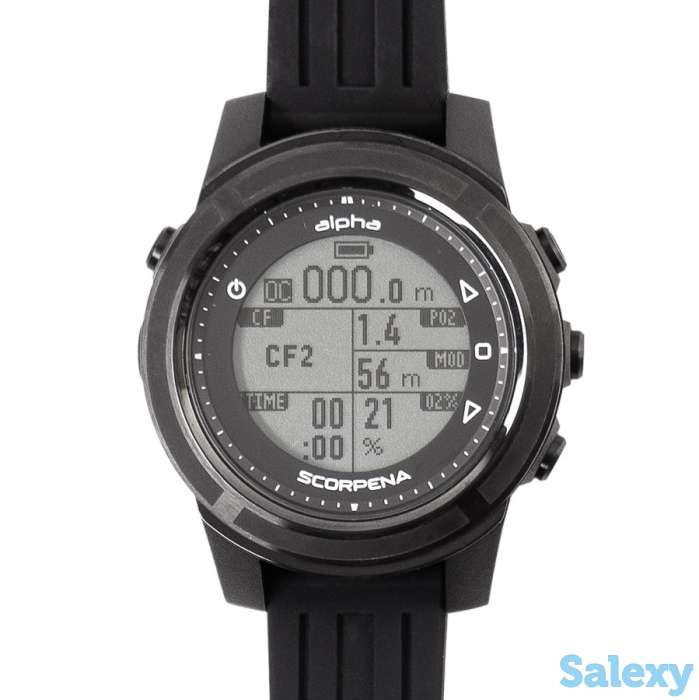 Компьютер- декомпрессиметр scorpena alpha черный, фотография 6