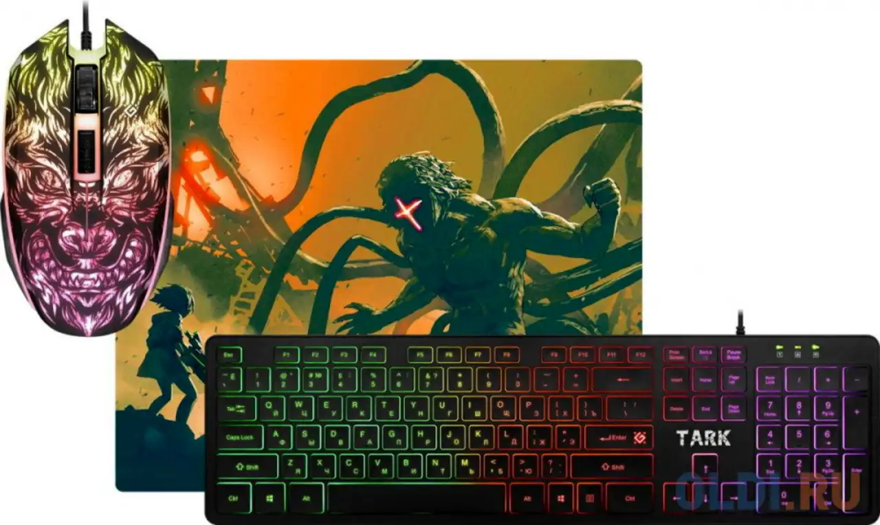 Клавиатура + мышка tark c-779 ru black 52779 defender, фотография 1