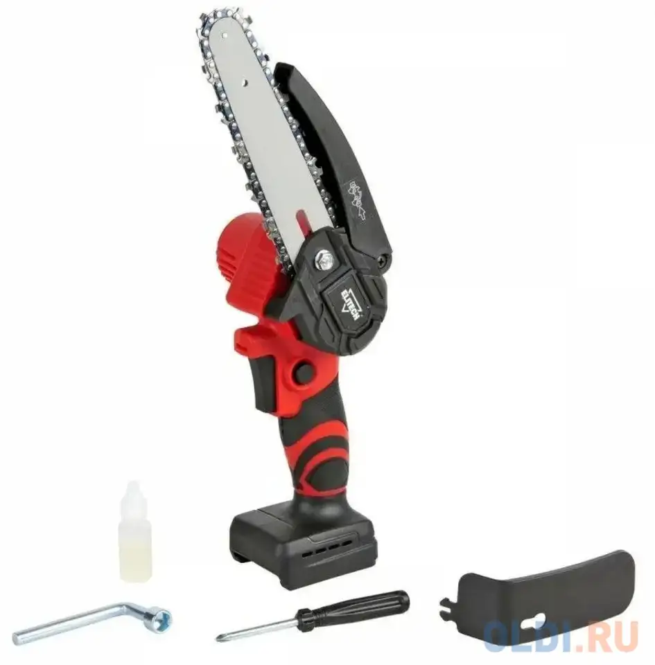 Цепная пила аккумуляторная elitech пца 18бл/с, фотография 1