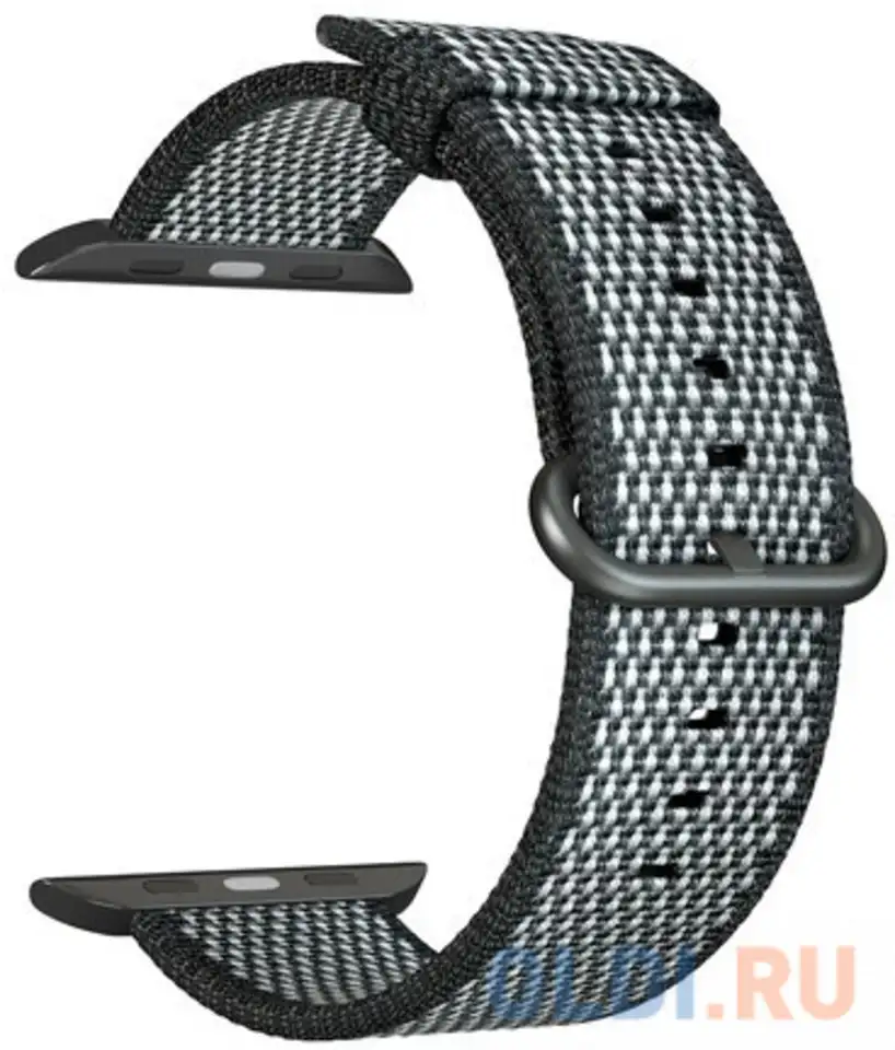 Ремешок lyambda polis для apple watch чёрный dsn-02-03a-40-bk, фотография 1