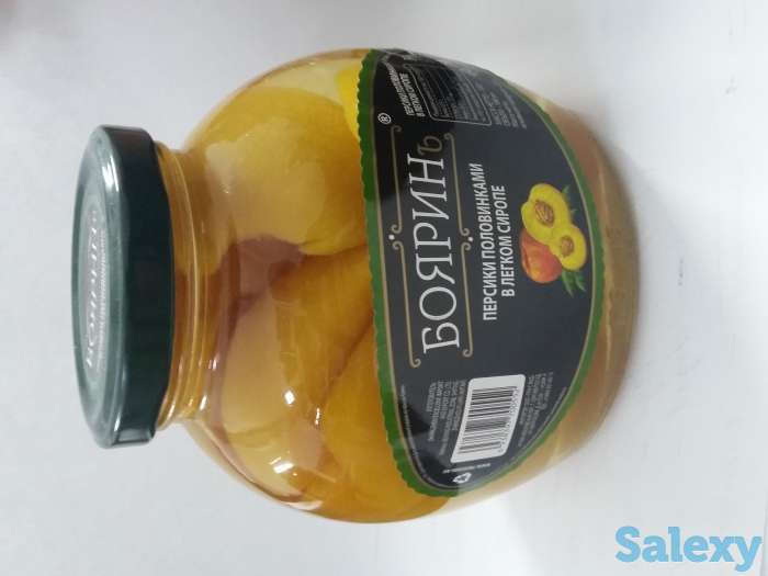 Персики половинки в легком сиропе с/б, ж/б, фотография 4