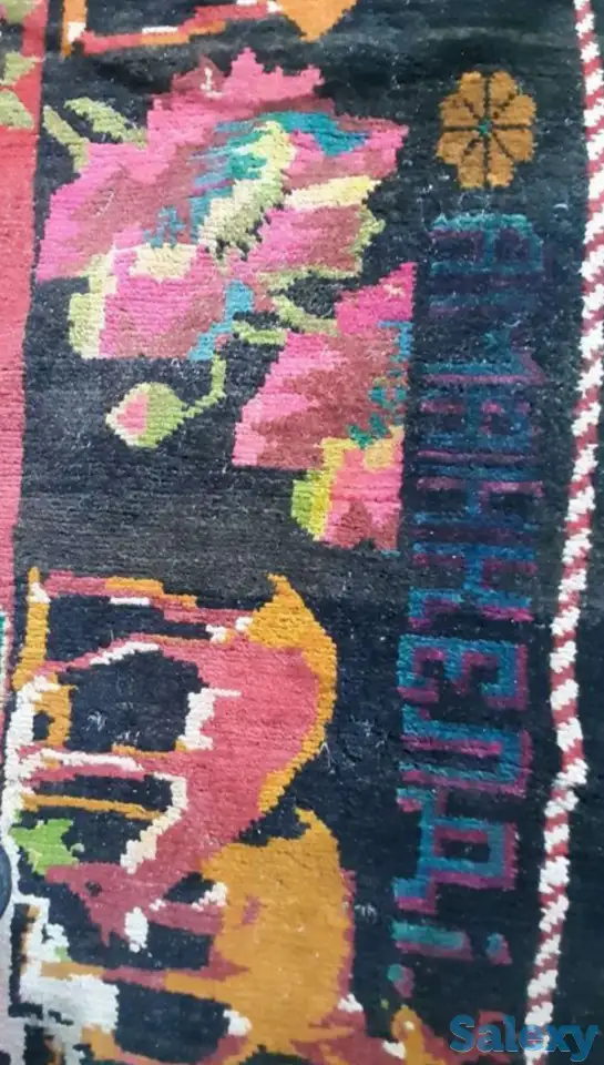 Антикварный туркменский ковёр ручной работы. Раритет. Эксклюзив., фотография 3