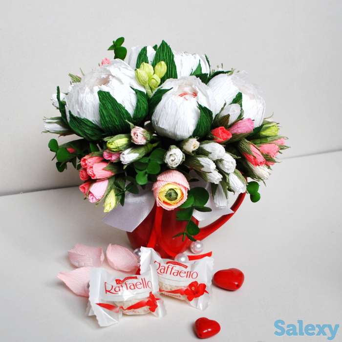 Букет из конфет - лучший подарок на 14 февраля, 8 марта, фотография 2